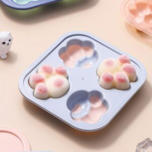 Cat Paw Ice Cube Mold With Cover