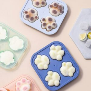 Cat Paw Ice Cube Mold With Cover