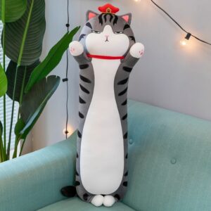 WUHUANG Chubby Cat Bolster Plushie