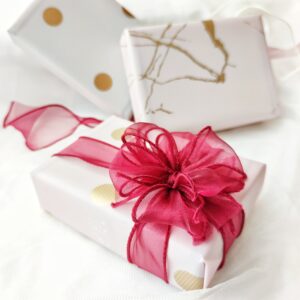Gift Wrap Service (Patterned Wrapper + Fishtail Ribbon)