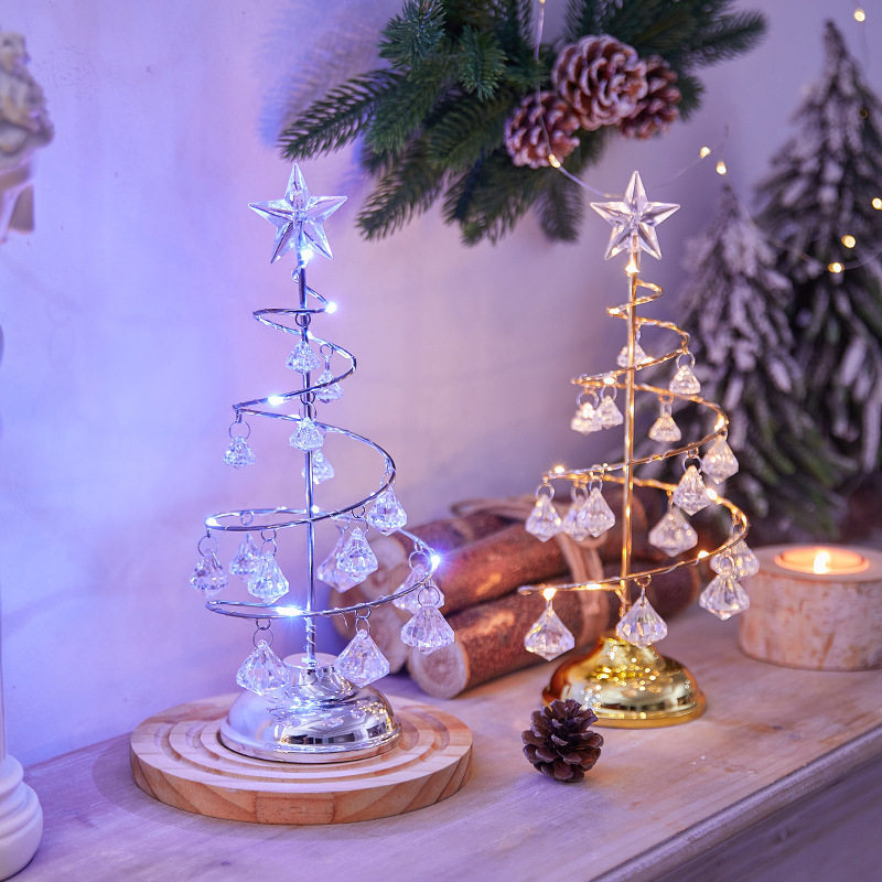 Acrylic Crystal LED Christmas Tree