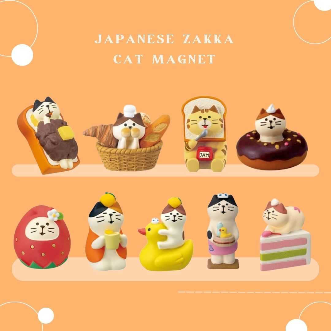 Japanese Zakka Cat Magnet