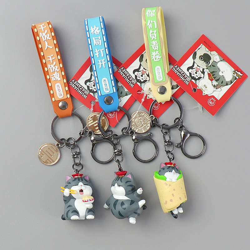 WUHUANG Chubby Cat Keychain 2.0