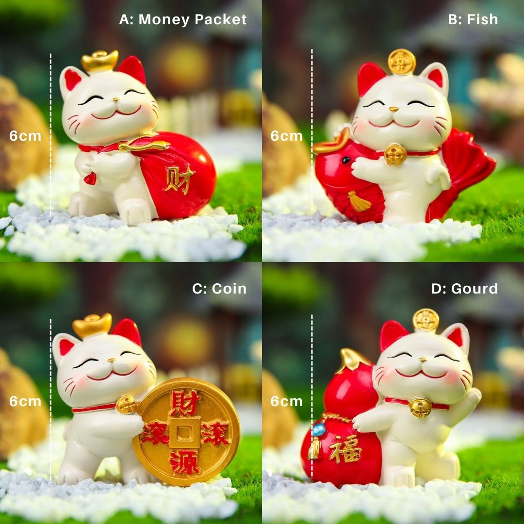 Fortune Lucky Kitten Figurine 3.0 – Mewbie Home