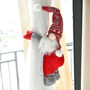 Christmas Santa Curtain Tiebacks