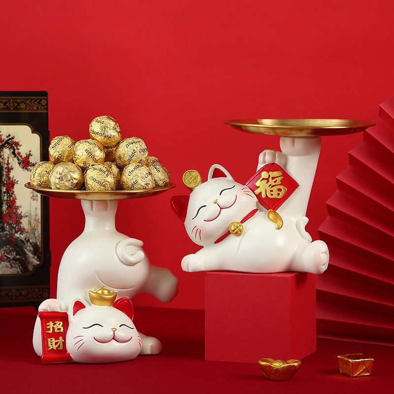 Fortune Lucky Cat Paw Tray