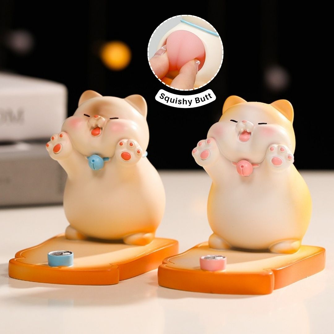 Cat and Squishy Butt Phone Stand