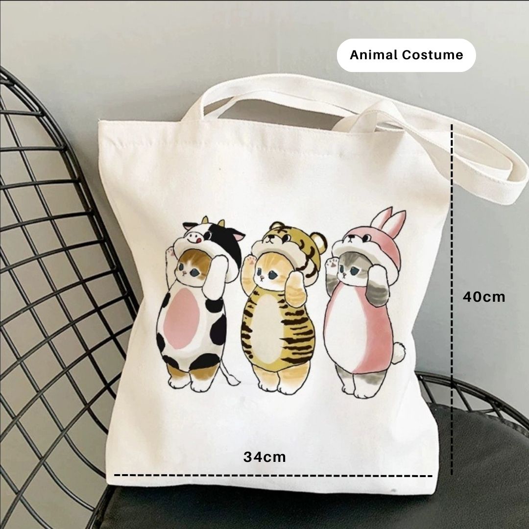 Mofusand Canvas Bag – Animal Costume
