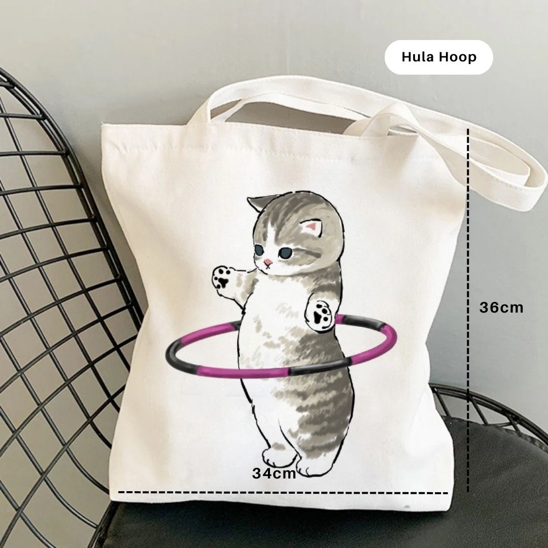 Mofusand Canvas Bag – Hula Hoop