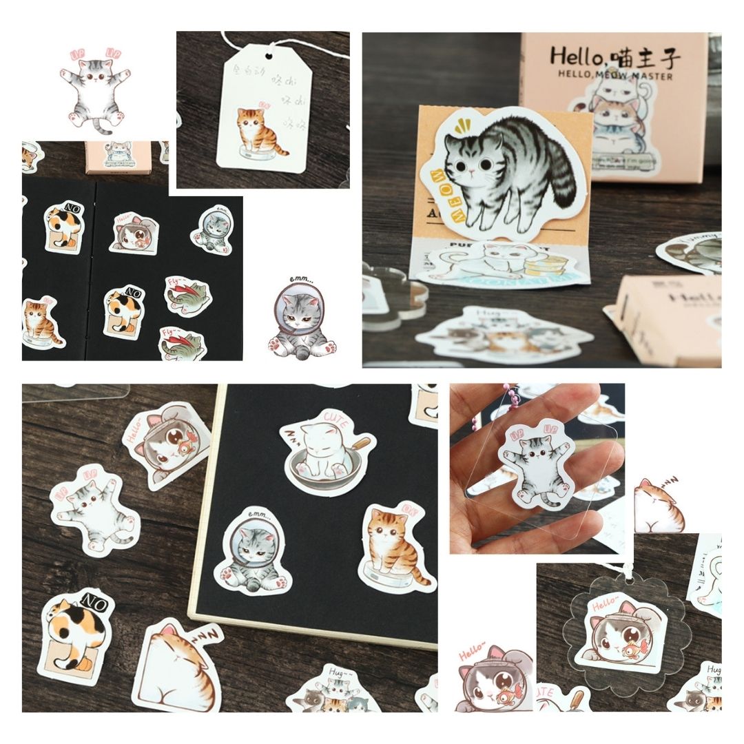 Sticker Pack – Hello Meow Master Stickers (45pcs)