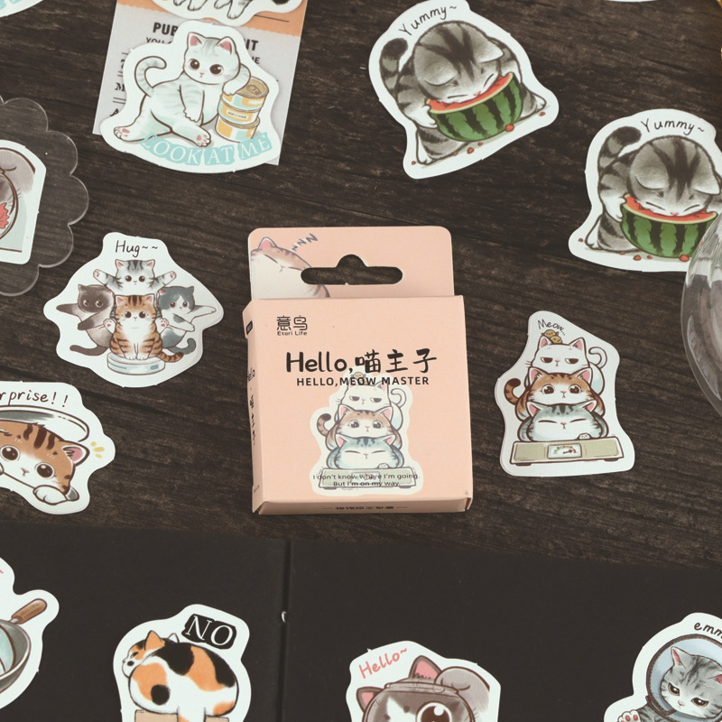 Sticker Pack – Hello Meow Master Stickers (45pcs)