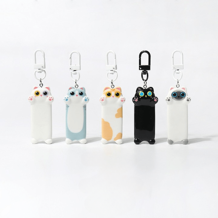 Long Cat Keychain