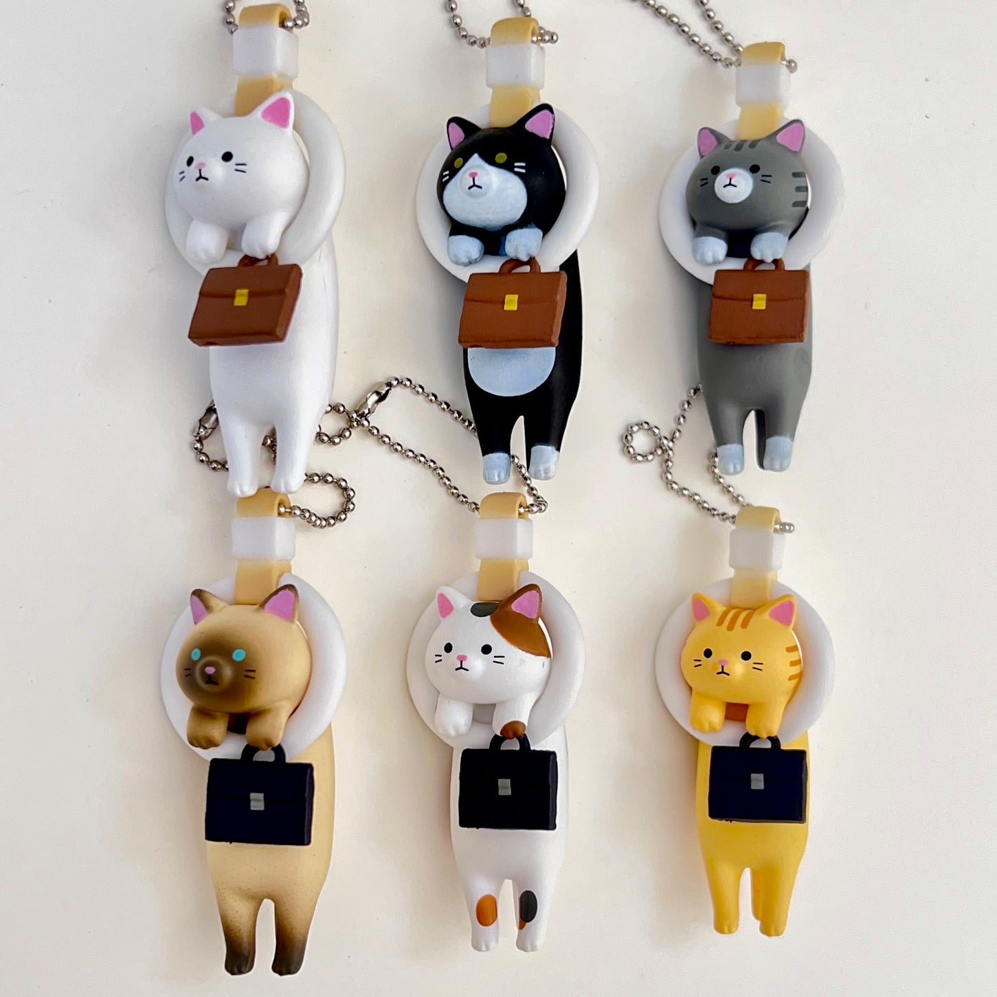 Commuter Cat Keychain