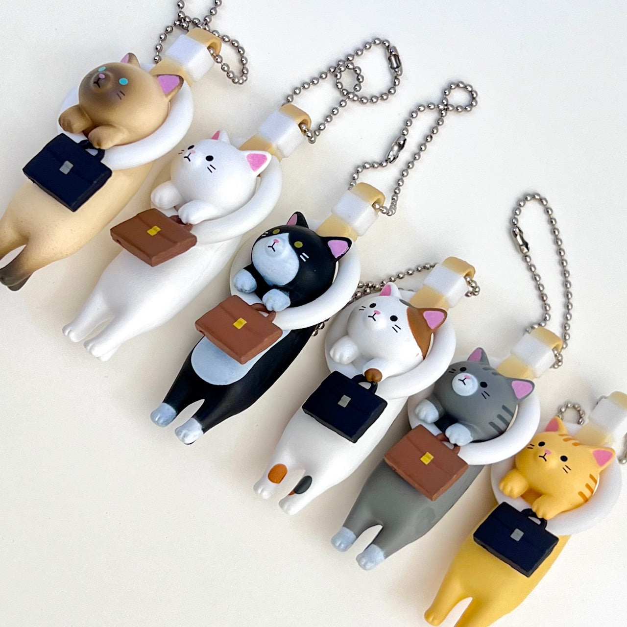 Commuter Cat Keychain