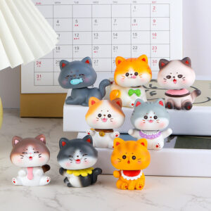 Guardian Cat Bobbing Head Figurine