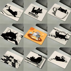 Black Cat Mouse Pad