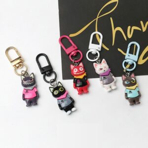 Fashion Cat Keychain