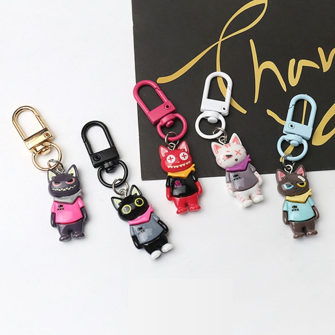 Fashion Cat Keychain