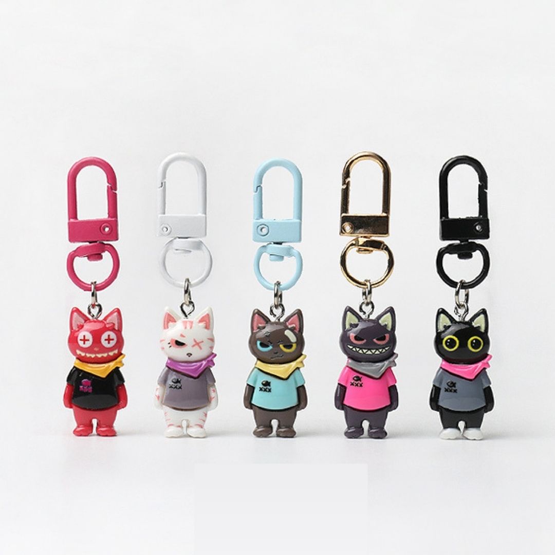 Fashion Cat Keychain