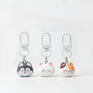 Cat Head Keychain