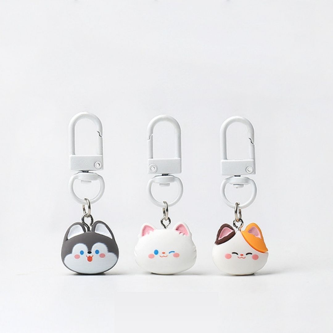 Cat Head Keychain