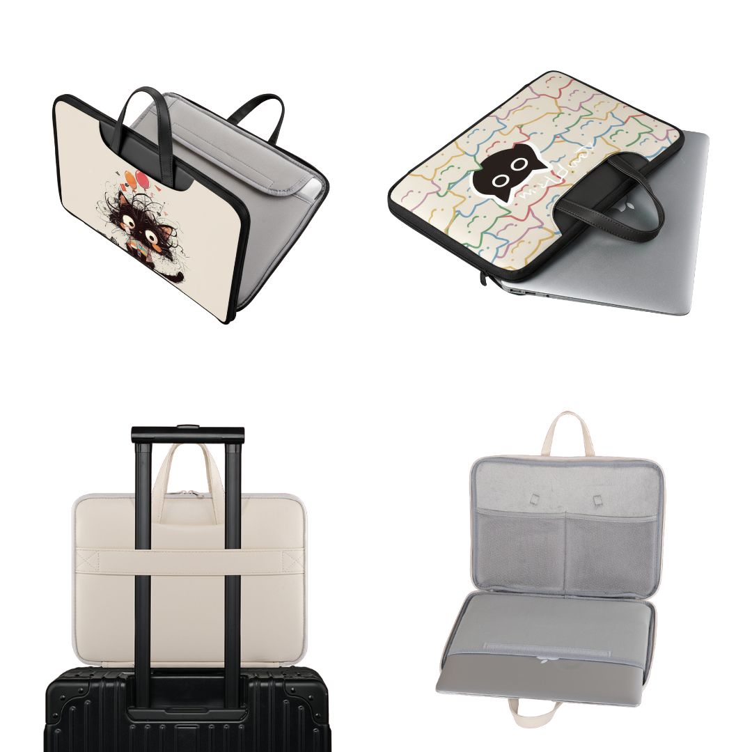 15.6″ Cat Laptop Bag With Handle