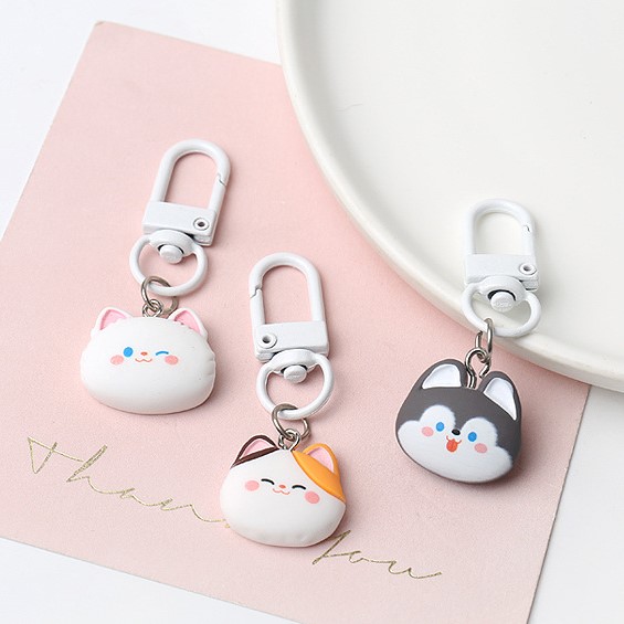 Cat Head Keychain