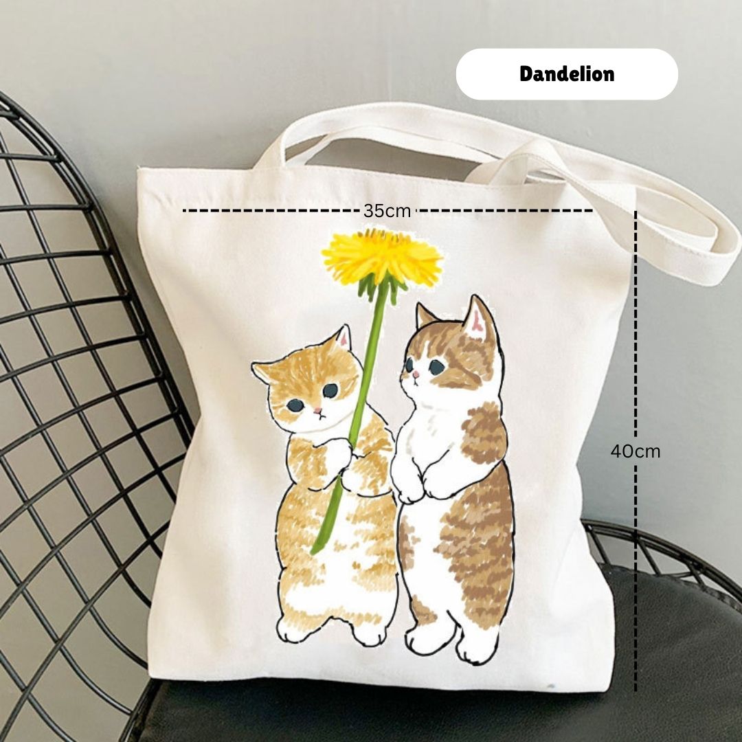 Mofusand Canvas Bag – Dandelion