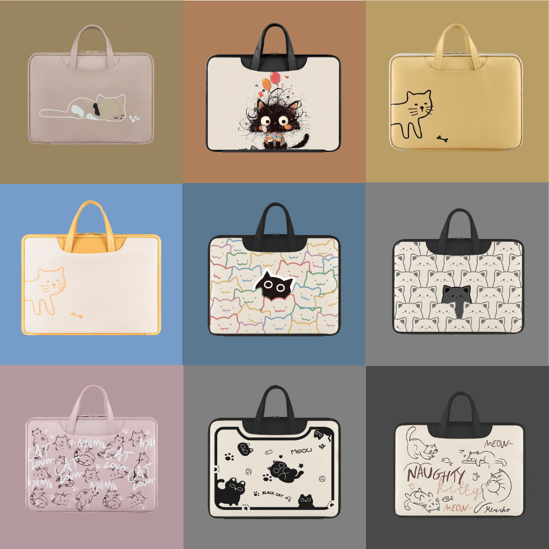 15.6″ Cat Laptop Bag With Handle
