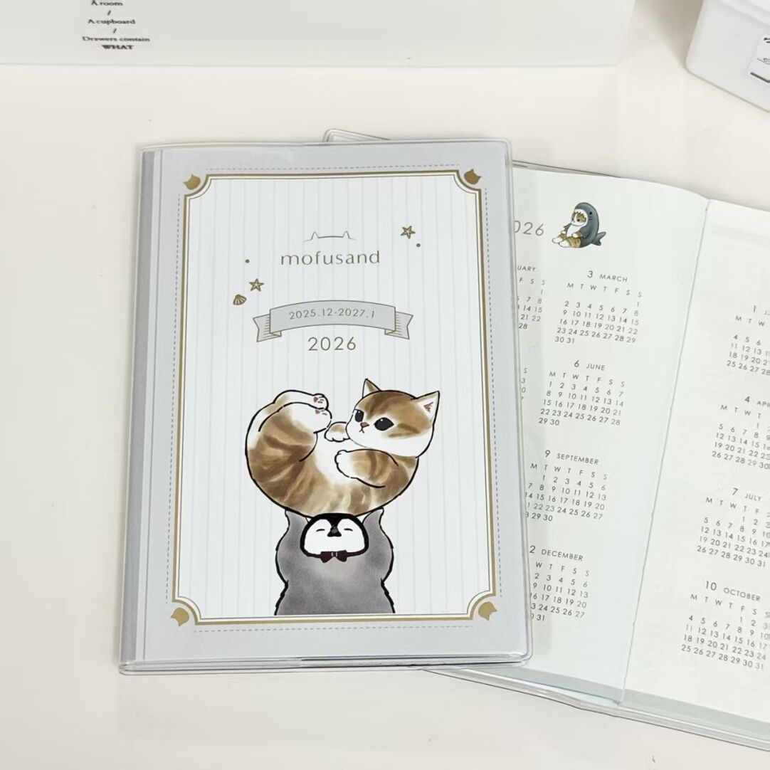 2026 Mofusand Cat Planner Journal Book