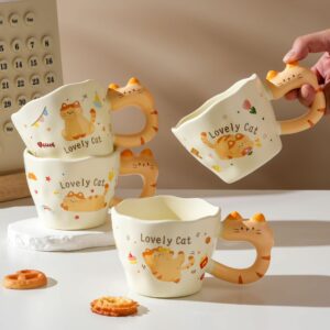 400ML Lovely Cat Oyen Ceramic Mug